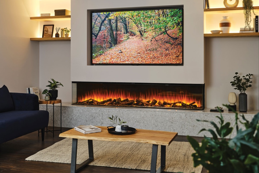 New Forest 2400 with Deluxe Real logs - 2400 мм